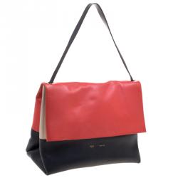 Pre Owned Celine Multicolor Leather All Soft Shoulder Bag