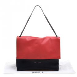 Pre Owned Celine Multicolor Leather All Soft Shoulder Bag