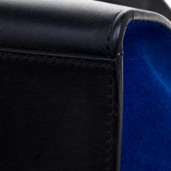 Pre Owned Celine Tri Color Leather and Suede Medium Trapeze Tote