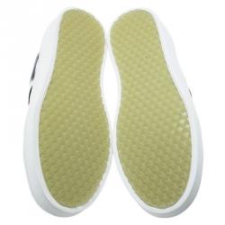 Pre Owned Celine Black Patent Slip On Sneakers Size 36