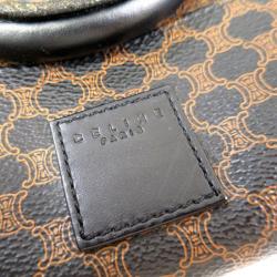 Pre Owned Celine Black/Brown Macadam Canvas Suitcase