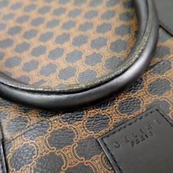 Pre Owned Celine Black/Brown Macadam Canvas Suitcase