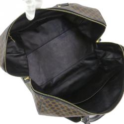 Pre Owned Celine Black/Brown Macadam Canvas Suitcase