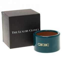 Pre Owned سوار سي أتش كارولينا هيريرا عريض جدا أخضر مقاس M