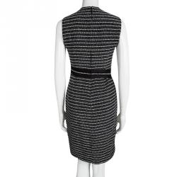 Pre Owned حزام سي أتش كارولينا هيريرا أزرق كحلي منقوش بلا أكمام S