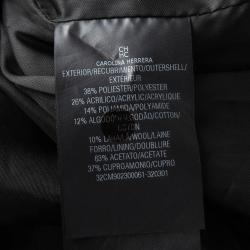 Pre Owned حزام سي أتش كارولينا هيريرا أزرق كحلي منقوش بلا أكمام S