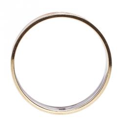 Pre Owned CH Carolina Herrera Orange Bangle Bracelet