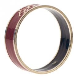Pre Owned Carolina Herrera CH Red Bangle Bracelet
