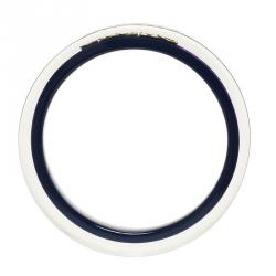 Pre Owned Carolina Herrera CH Blue Resin Bangle Bracelet