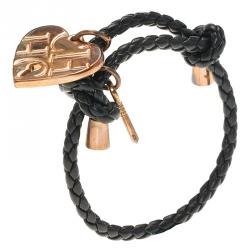 مملوكة مسبقًا سوار سي أتش كارولينا هيريرا قفل قلب ومفتاح وجلد