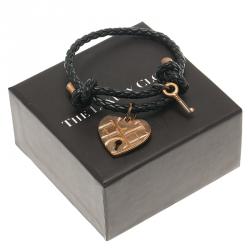 مملوكة مسبقًا سوار سي أتش كارولينا هيريرا قفل قلب ومفتاح وجلد