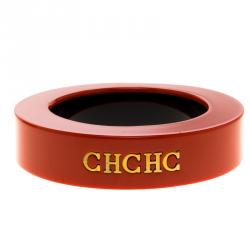 مملوكة مسبقًا CH Carolina Herrera Orange Resin Bracelet 20cm