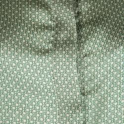 Pre Owned قميص سي أتش كارولينا هيريرا بأزرار أمامية وأكمام طويلة حرير بنقوش الشعار أخضر XL