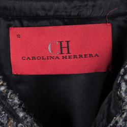 Pre Owned CH Carolina Herrera Multicolor Boucle Jacket L