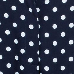 Pre Owned CH Carolina Herrera Navy Doted Trousers L