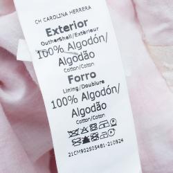 Pre Owned CH Carolina Herrera Red White Floral Dress L