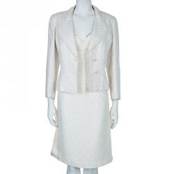 CH Carolina Herrera White Dress Suit XL
