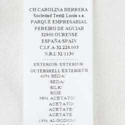 CH Carolina Herrera White Dress Suit XL