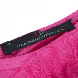 مملوكة مسبقًا توب سي أتش كارولينا هيريرا حرير وردي S