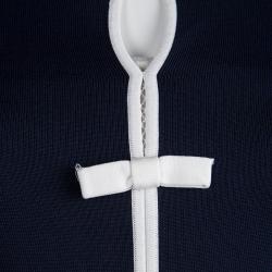 مملوكة مسبقًا توب سي أتش كارولينا هيريرا بفيونكة تريكو أزرق كحلي S