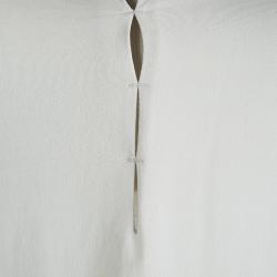 Pre Owned توب سي اتش كارولينا هريرا أكمام طويله رصاصي L