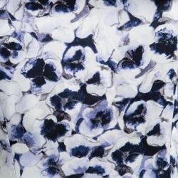 Pre Owned فستان ماكسي سي أتش كارولينا هيريرا حرير أزرق مورد S