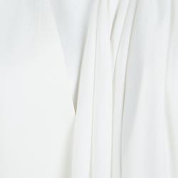 Chalayan Off White Draped Collar Detail Blazer M