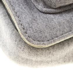 Chanel Grey Cotton Blend CC Logo Sport Waist Bag