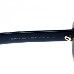 Pre Owned نظارة شمسية شانيل 5236 مربعة ترتواز زرقاء