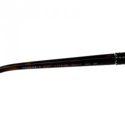 مملوكة مسبقًا Chanel Tortoise 5207 Studded Cat Eye Sunglasses