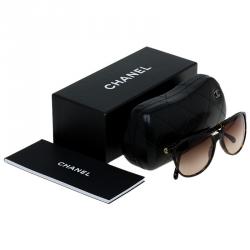 مملوكة مسبقًا Chanel Tortoise 5207 Studded Cat Eye Sunglasses