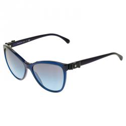 Pre Owned Chanel Blue 5281 Bow Detail Sunglasses
