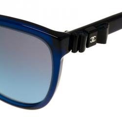 Pre Owned Chanel Blue 5281 Bow Detail Sunglasses