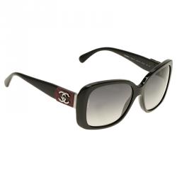 Chanel Black CC Logo 5234-Q Square Sunglasses Chanel