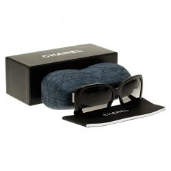 Pre Owned Chanel Black CC Logo 5234-Q Square Sunglasses