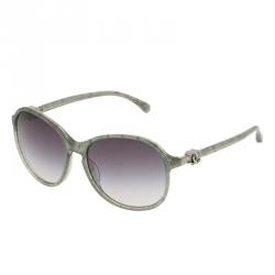 Pre Owned نظارة شمسية شانيل  5217 CC خضراء مربعة