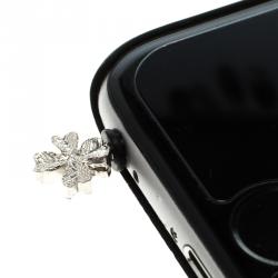 Pre Owned مقابس غبار سمارت فون شانيل CC، طقم ثلاث دلايات إيناميل