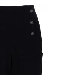 Pre Owned Chanel Black Tweed Trousers M