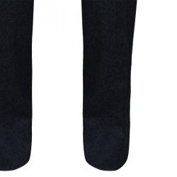Pre Owned Chanel Grey Wool Trousers L