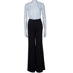 Pre Owned Chanel Black CC Trousers M