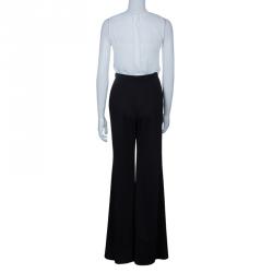 Pre Owned Chanel Black CC Trousers M