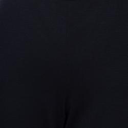 Pre Owned Chanel Black CC Trousers M