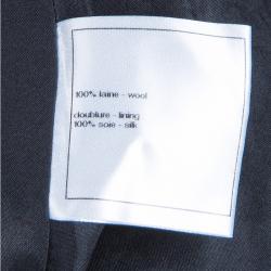 Pre Owned Chanel Black CC Trousers M