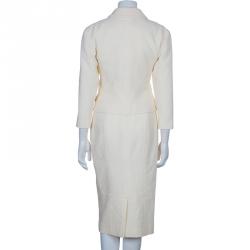 Pre Owned تايير شانيل تويد أوف وايت M