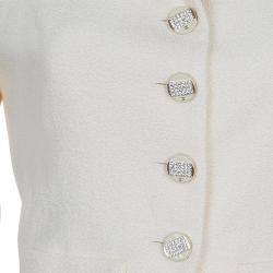 Pre Owned تايير شانيل تويد أوف وايت M