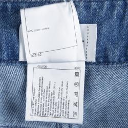 Chanel Indigo Denim Topstitch Detail Jeans M