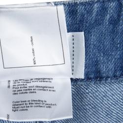 Chanel Indigo Denim Topstitch Detail Jeans M