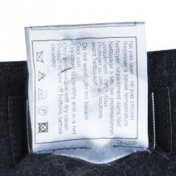 Chanel Dark Grey Wool Trousers L
