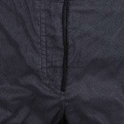 Pre Owned Chanel Black Cotton Mesh Lined Trousers L