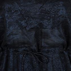 Chanel Black Metallic Lace Sleeveless Jumpsuit M